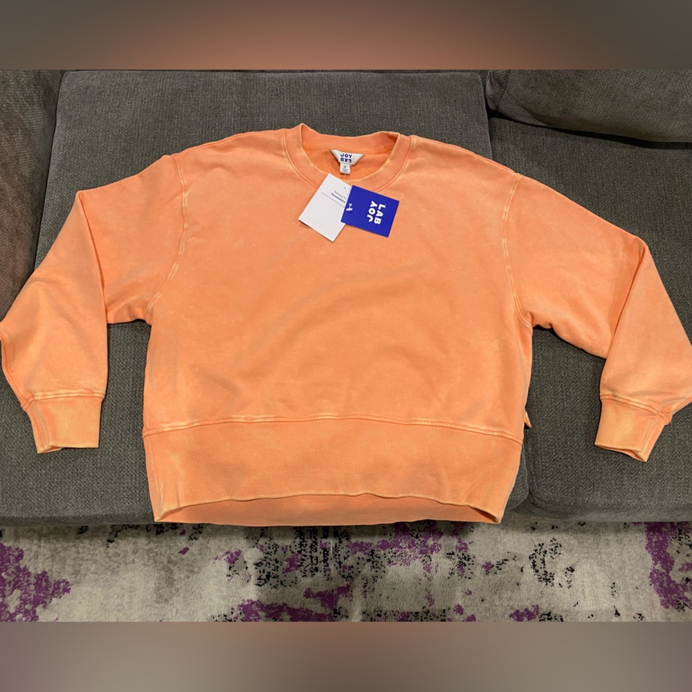 JoyLab orange relaxed fit sweatshirt